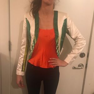 Designer European Silk Jacket
